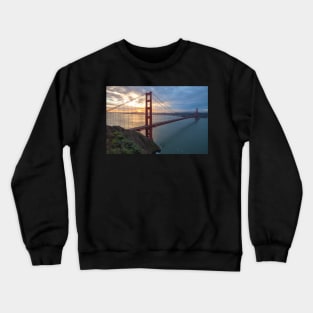 Golden Gate Sunrise Crewneck Sweatshirt